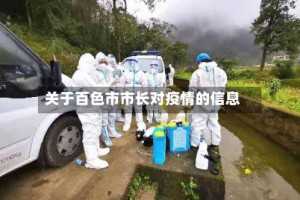 关于百色市市长对疫情的信息