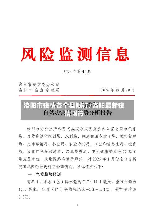 洛阳市疫情各个县限行/洛阳最新疫情限行-第2张图片